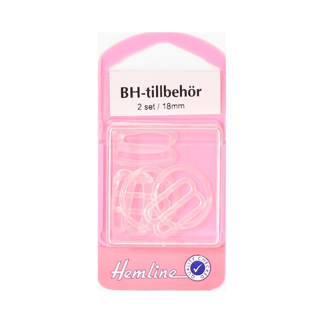 BH-TILLBEHÖR 18 MM TRANSP. 2 SET