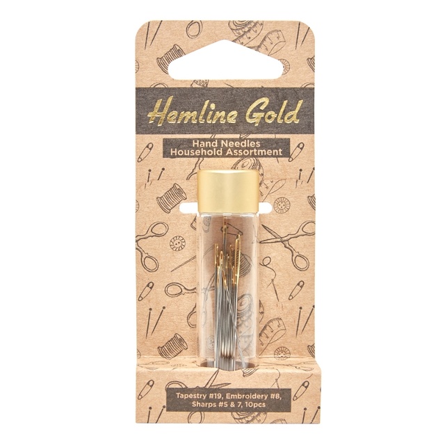 HUSHÅLLSORTERING 10 NÅLAR ´HEMLINE GOLD´