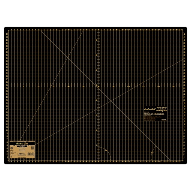 SKÄRMATTA 45 x 60 CM ´HEMLINE GOLD´