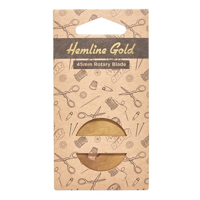 RULLKNIVSBLAD 45 MM 1 ST. ´HEMLINE GOLD´