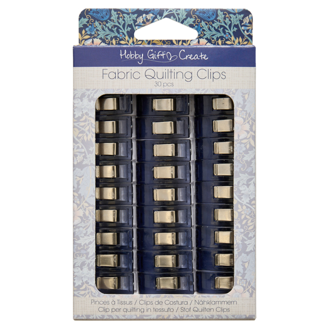 Hobby Gift Create Quilting Clips - Blooming Blue