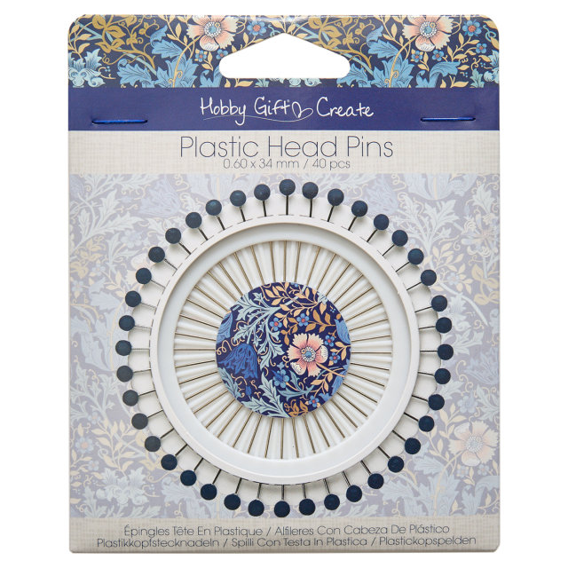 Hobby Gift Create Knappnålar med plasthuvud - Blooming Blue