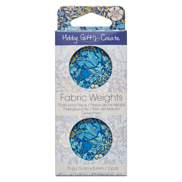 Hobby Gift Create Tygvikter i metall - Blooming Blue