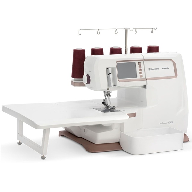 Husqvarna Viking Amber Air S600 overlock- och täcksömsmaskin