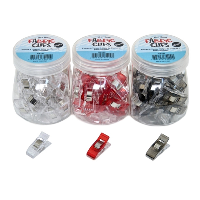 Svarta Quiltning Clips 50st i burk