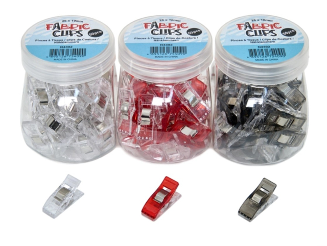 Röda Quiltning Clips 50st i burk