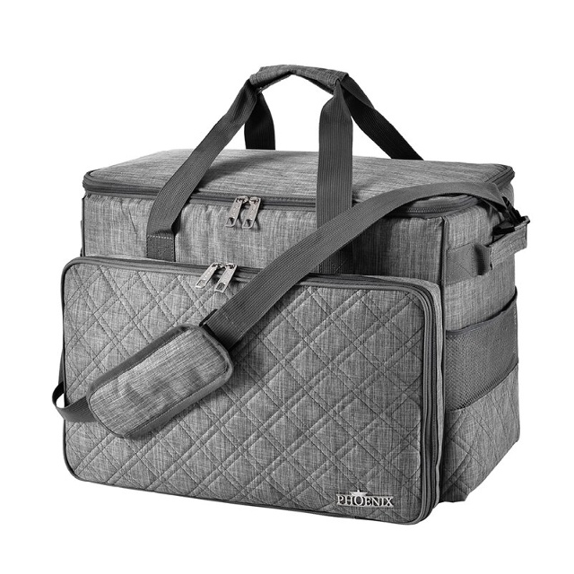 Symaskinsväska Grå 34x46x25cm