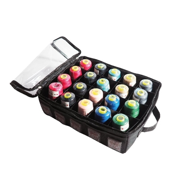 Förvaringsväska för Overlocktråd Svart