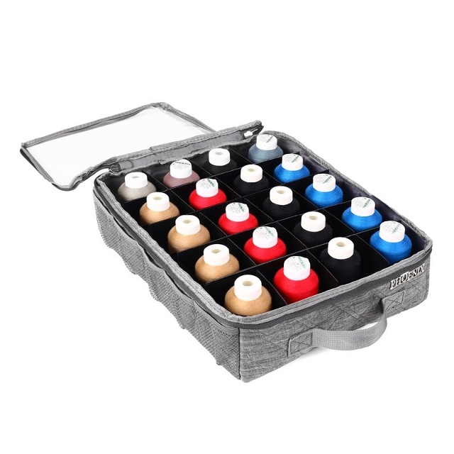 Förvaringsväska för Overlocktråd Grå