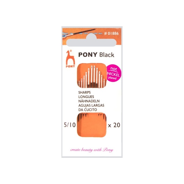 Pony Black Synålar 5-10