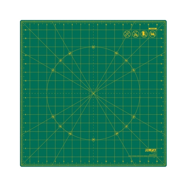 Roterande skärmatta 17x17´