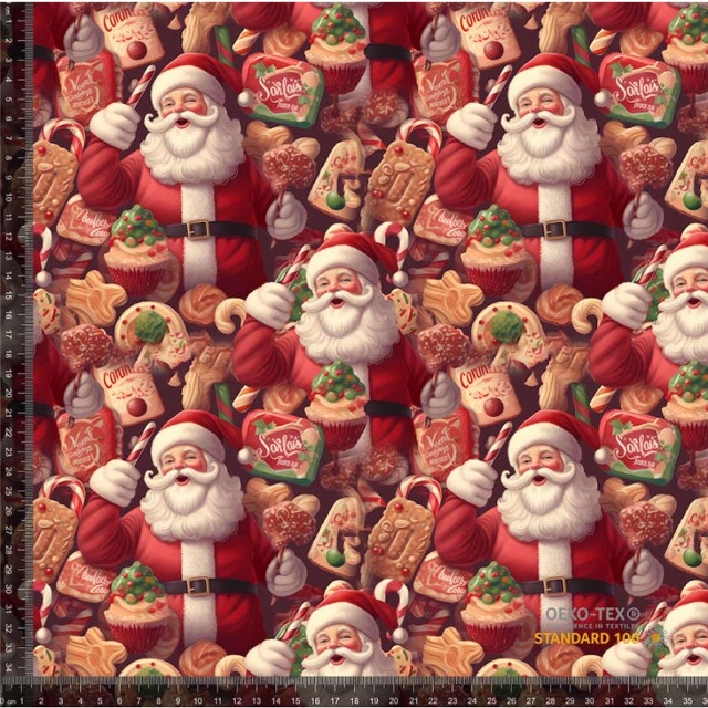 Jerseyprint Glada tomtar 1