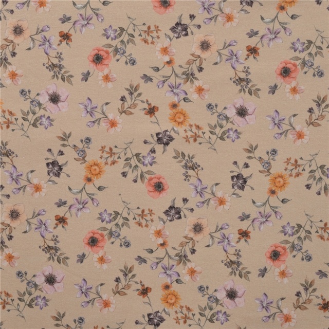 SMALL FLOWERS BEIGE